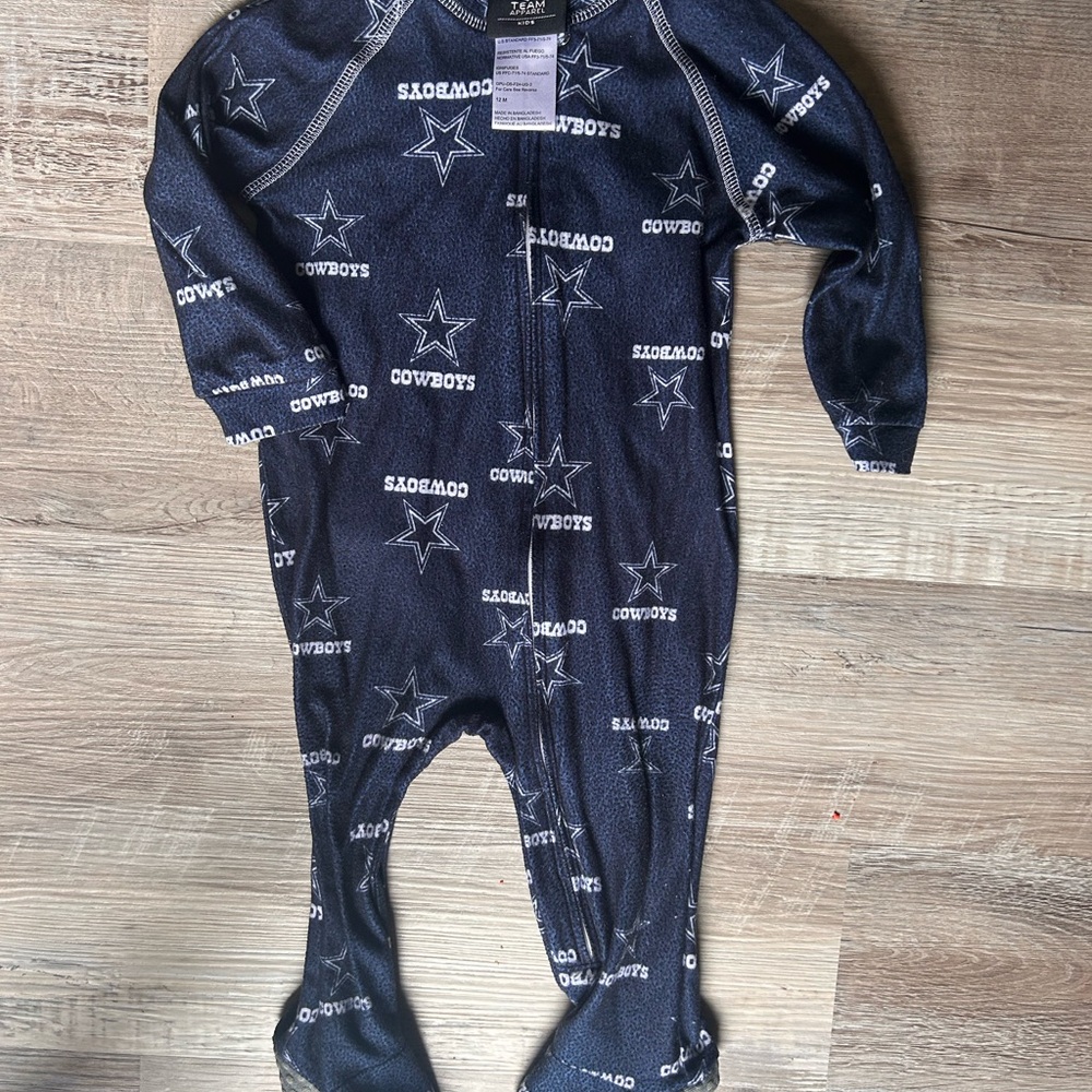NFL Blue Footies One Piece with Constellation Design